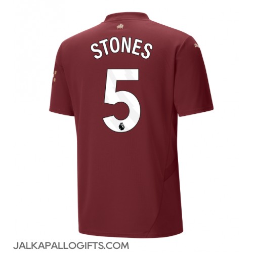 Manchester City John Stones #5 Kolmaspaita 2024-25 Lyhythihainen